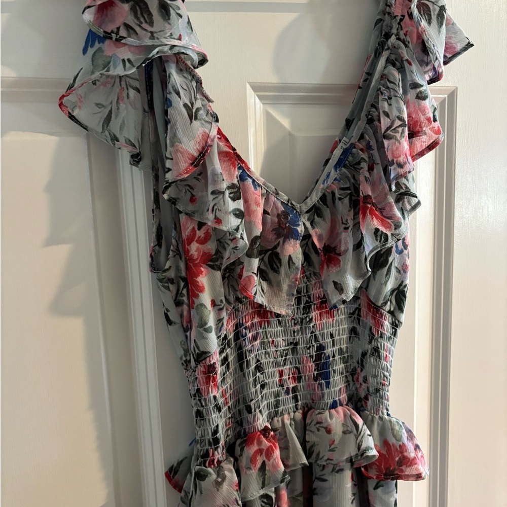 ASTR Ruffle Floral Dress - Picture 3 of 7
